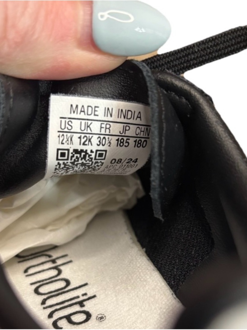 π₯ Adidas Samba Originals Kids 12.5 Black White Leather Sneakers Soccer Shoes π€ - Picture 5 of 11